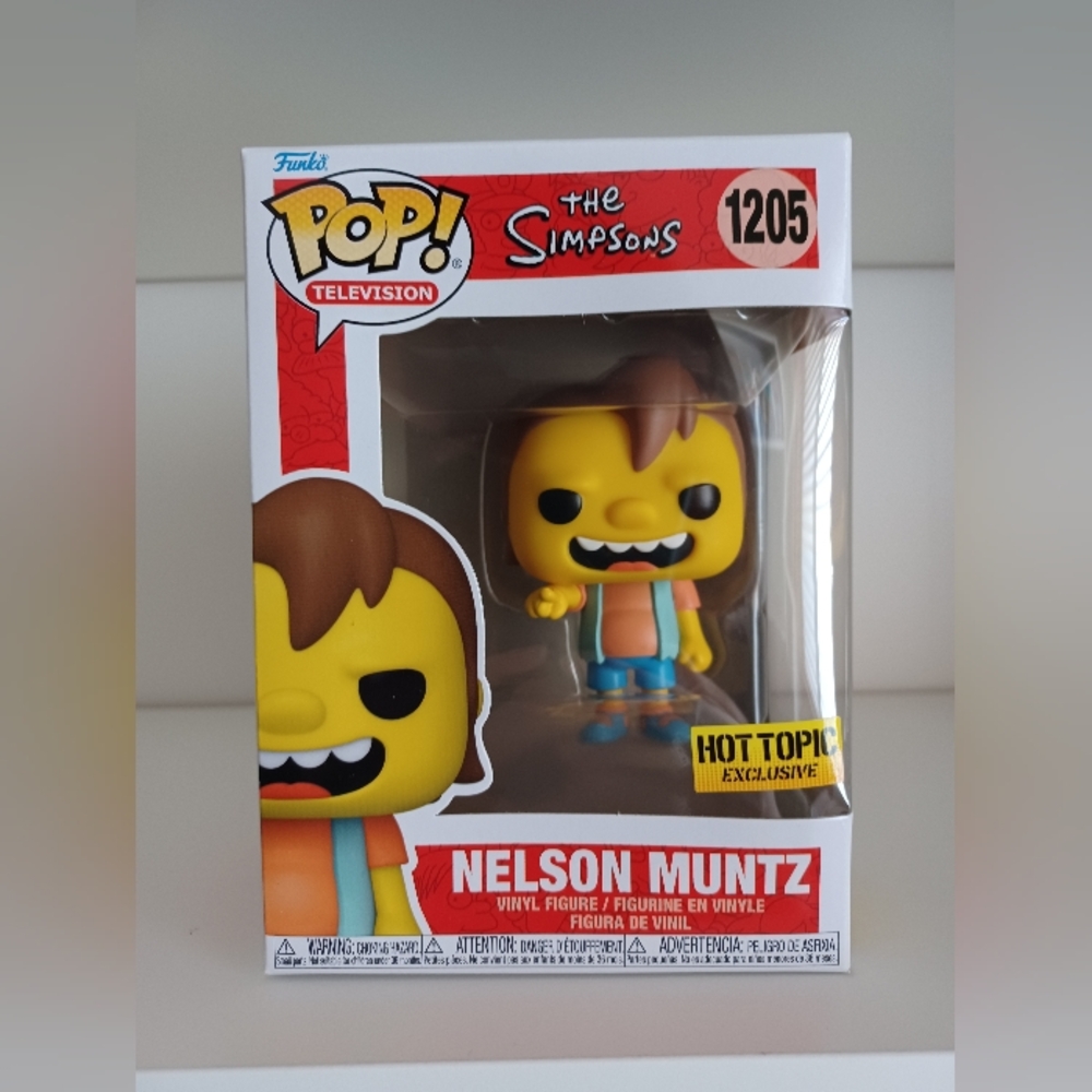 Nelson Muntz From The Simpsons 1205 Cartoon Television Vinyl Figure Funko Pop